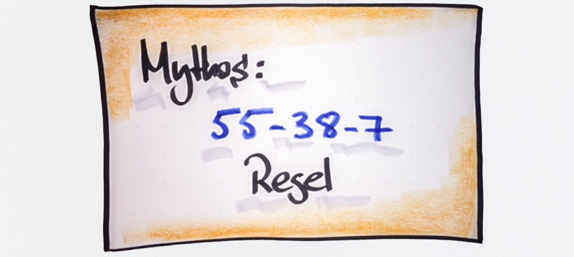 Mythos 55-38-7 Regel - Worauf es im Verkauf wirklich ankommt